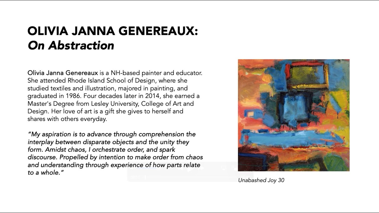 Janna Genereaux: On Abstraction