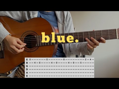 blue - yung kai | simple guitar tabs