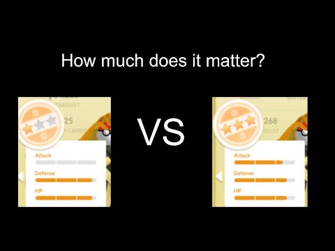 How much do PVP IVs matter in Pokémon go?