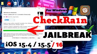 iOS 15/15.5/16 - Jailbreak - CheckRa1n 0.12.5 - Jailbreak iOS
