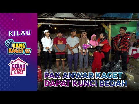 Pak Anwar Sujud Syukur Ketika Diberi Kunci Bedah - Kilau Uang Kaget & Bedah Rumah Lagi