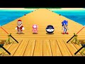 Step It Up Battle Mario Vs Toadette Vs Chain Chomp Vs Sonic Mario Party 9