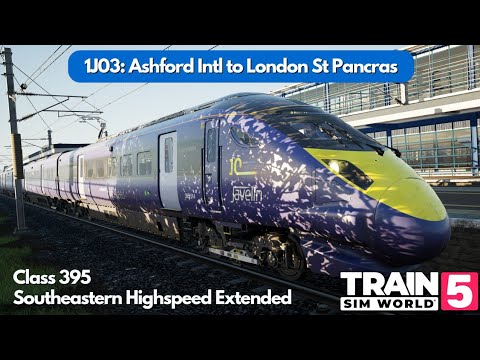 Class 395 | 1J03: Ashford Intl to London St Pancras Intl | Southeastern Highspeed