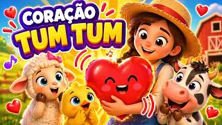 Coração TUM TUM dos Animais | A Fazendinha da Criação