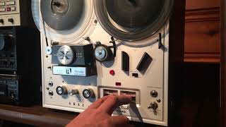 Video thumbnail for Akai X-150D Reel to Reel Tape Deck by marcusdolby1