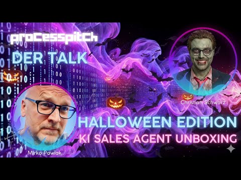 processpitch - DER TALK, HALLOWEEN EDITION "KI Sales Agent unboxing"