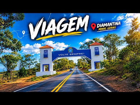 🚗🔥 VIAGEM PARA DIAMANTINA, MG! | UMA AVENTURA INCRÍVEL POR MINAS GERAIS 🏞️
