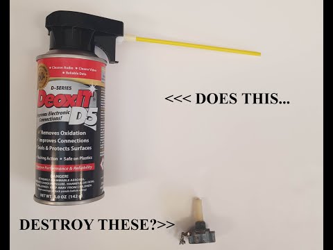 Does Caig DeOxit D5 harm potentiometers?