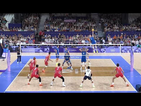 Volleyball USA vs Italy Amazing Highlights Paris 2024 Bronze Medal Match
