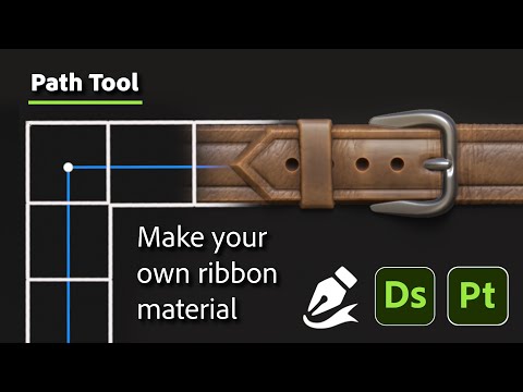 How to Create a Ribbon Material for Substance Painter in Substance Designer | Adobe Substance 3D