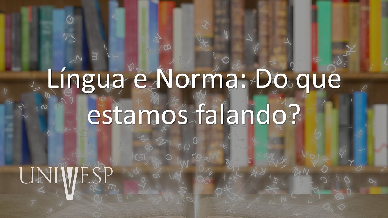 Gramática da Língua Portuguesa I  - Língua e Norma: Do que estamos falando?