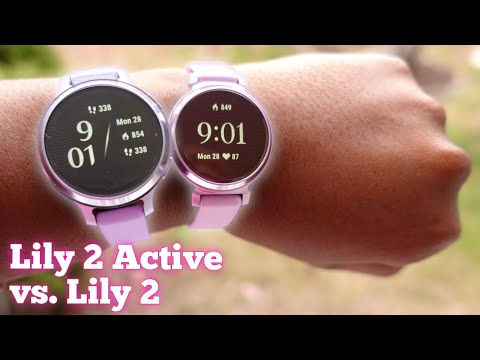 Garmin Lily 2 Active vs Lily 2