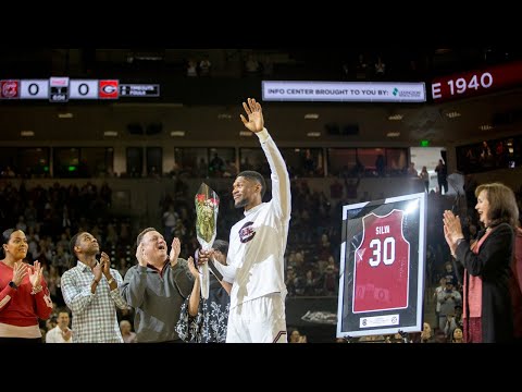 South Carolina basketball honors its seniors