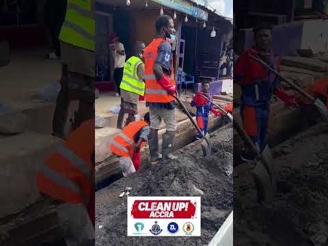 Clean Up Accra Day 2: Desilting Hits Kaneshie Market in Major Sanitation Drive |  Ghana News
