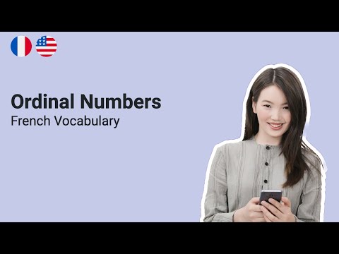 Ordinal Numbers Vocabulary in French [20 words]