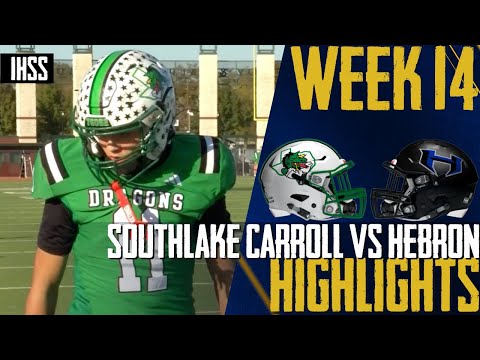 Epic Showdown: Hebron vs. Carroll Highlights | Creighton Jr's 4 TDs and Dragons' Victory
