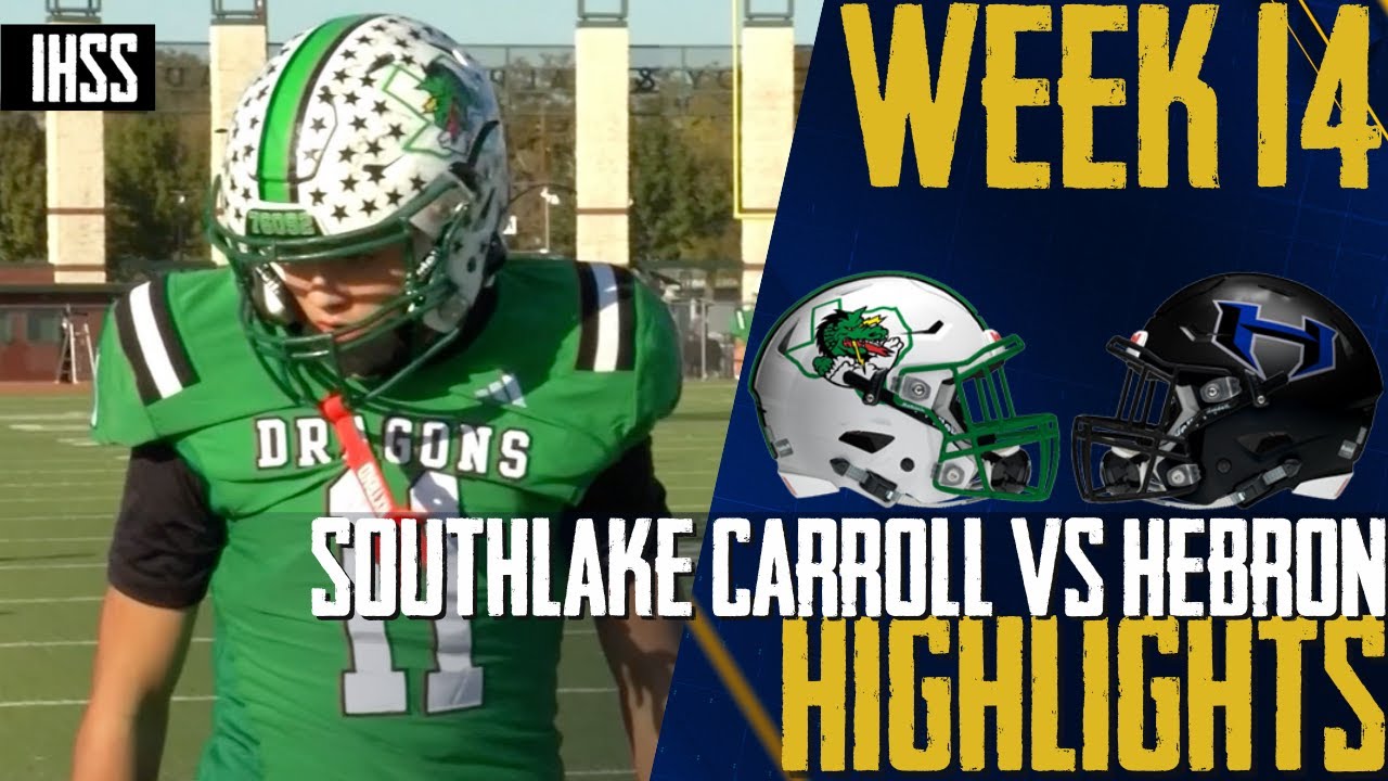 Epic Showdown: Hebron vs. Carroll Highlights | Creighton Jr's 4 TDs and Dragons' Victory