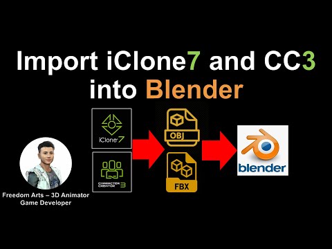 iClone & CC3 to Blender