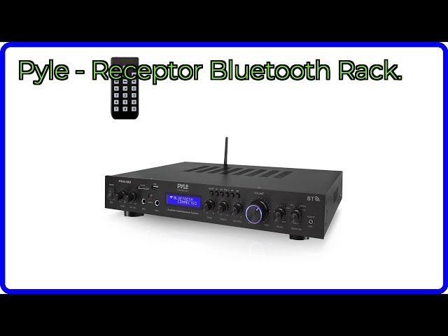 Vídeo relacionado con Pyle Amplificador de Audio, Receptor, Montaje en Rack de 5 Canales, Cine en casa, Transmision inalambrica Bluetooth, Radio MP3/USB/SD/AUX/FM, 200V, Pantalla LCD Digital ID3