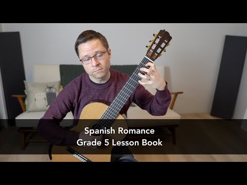 Spanish Romance (Romanza) & Lesson for Classical Guitar