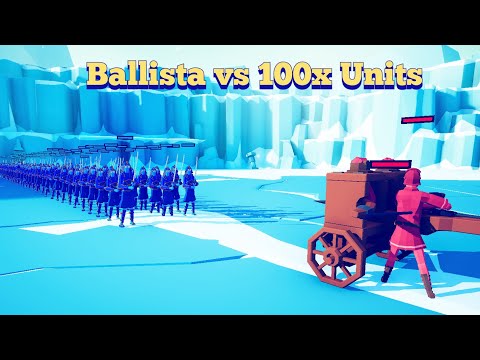 BALLISTA vs 100x UNITS - Totally Accurate Battle Simulator TABS