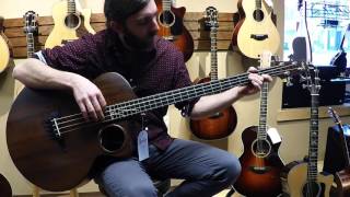 Video thumbnail for Taylor AB2 Acoustic Bass guitar. Taylor Klein collaboration @ spindrift guitars by Spindrift Guitars