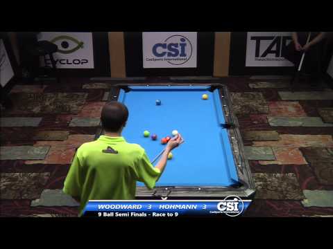 2014 CSI USBTC 9 Ball Semi Final: Skyler Woodward vs Thorsten Hohmann