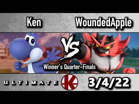 Ken (Yoshi) vs. WoundedApple (Incineroar) - Winner's Quarter-Finals