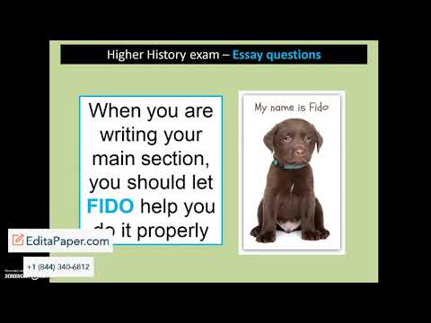 MR MARR HIGHER HISTORY ESSAY WRITING