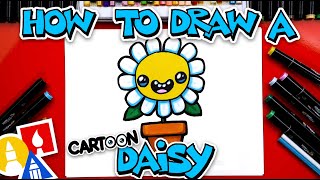 How To Draw A Cartoon Daisy