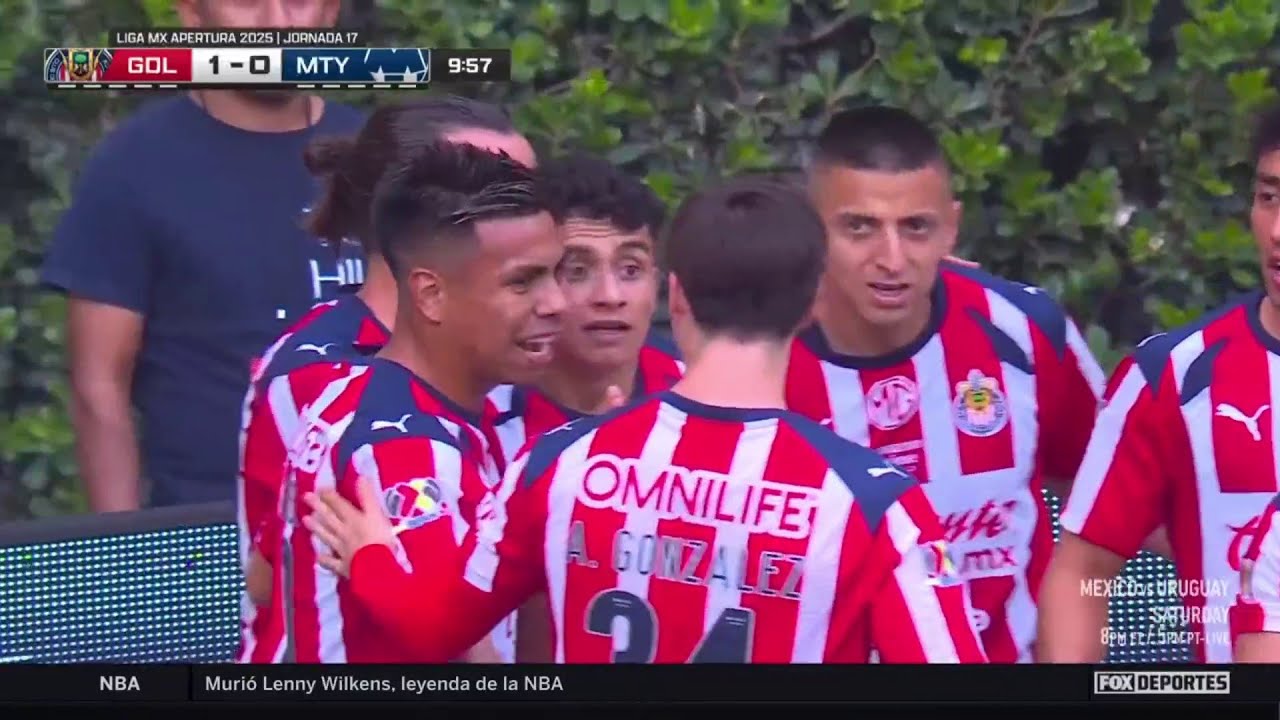 🎁 REGALITO Y GOL Efraín Álvarez | Chivas 1-0 Rayados | Apertura 2025 | Liga MX