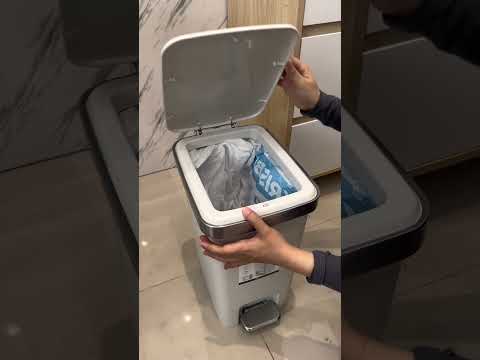 Gambar Informa Ford Tempat Sampah Pedal & Tutup Tekan Plastik 10 Liter - Putih