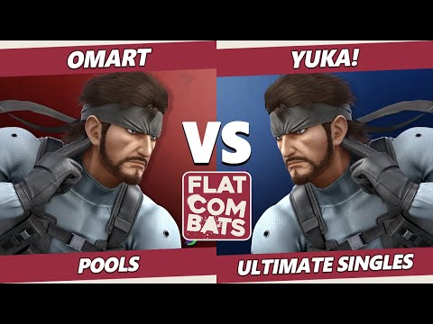 Flat Combats 2 Pools - LST | Yuka! (Snake) Vs. BAN | Omart (Snake) SSBU Smash Ultimate