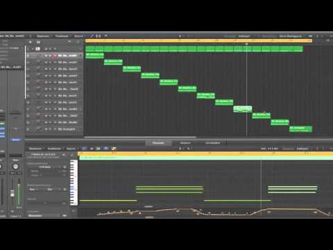 Logic pro X Garage band Template - Bass Machine