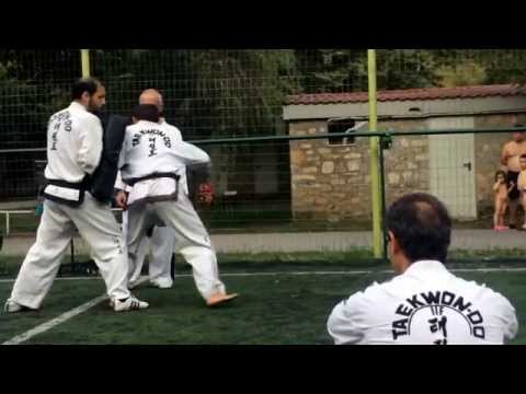 Master Vasilis Alexandris - Shield class (Olympos ITF Taekwondo camp 2014)