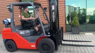 Toyota 06-8FGF30 gas forklift for sale - Image 4 | Machineryline TZ Toyota 06-8FGF30 gas forklift | Image 4 - Machineryline
