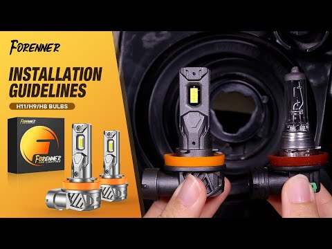 Fahren E20 H11 LED Bulbs Installation – Easy DIY Headlight Upgrade!