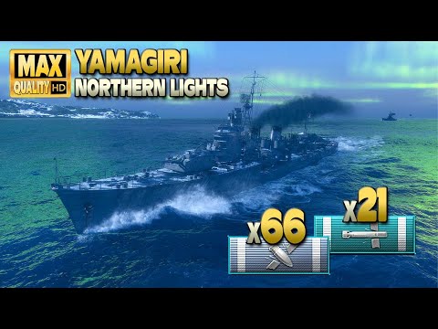 Zerstörer Yamagiri: Der Schlachtschiff-Alptraum auf der Karte Northern Lights - World of Warships