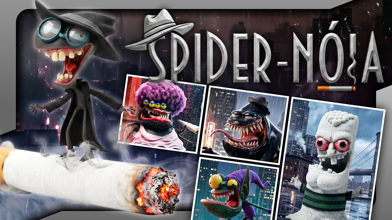 SPAIDER-NÓIA: No Multiverso da LOUCURA #spidernoir