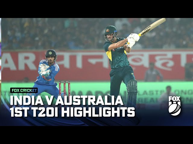 India v Australia – 1st T20I Full Match Highlights I 23/11/23 I Fox Cricket