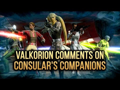 SWTOR Knights of The Fallen Empire - Valkorion comments on Consular's Companions