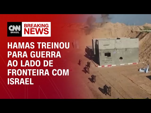 Hamas treinou para guerra ao lado de fronteira com Israel | LIVE CNN