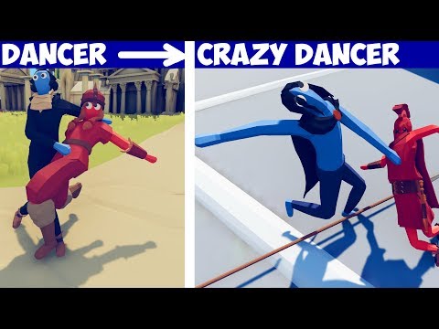 Crazy Dancer vs Every Unit + Bonus - TABS MODS Unit Possession Update