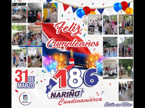 🎉FELIZ CUMPLEAÑOS 186° MUNICIPIO DE NARIÑO 🎊 || Video de Resumen de la Celebración de Cumpleaños