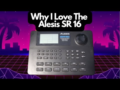 Alesis SR-16 Drum Machine 2010s - Black image 3