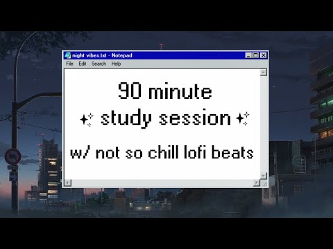 speedrunning an assignment  but it is a ✨ world record✨ // not so chill lofi/piano music playlist
