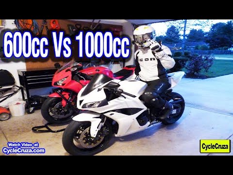 What its Like Riding a 600cc vs 1000cc Motorcycle