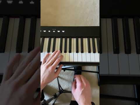 How to play The Office theme in 54 seconds piano tutorial #short