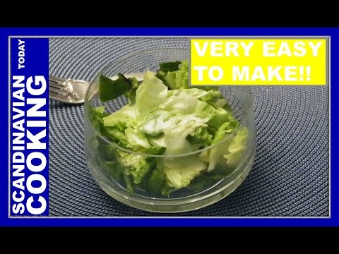 My Grandmother's (Mormor) Danish Creamy Salad Dressing Recipe  for Summer Salads