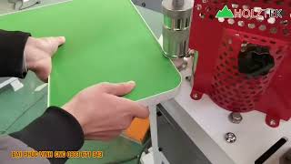 Máy dán cạnh cong tự động, dán, phay chỉ HT-2CE